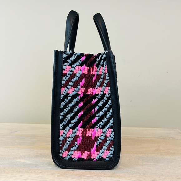 Kate Spade Small Woven Plaid Manhattan Tote, used once! - Picture 3 of 9